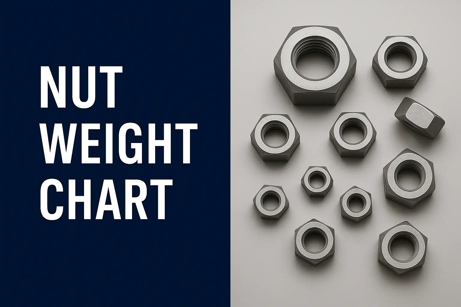Nut Weight Chart