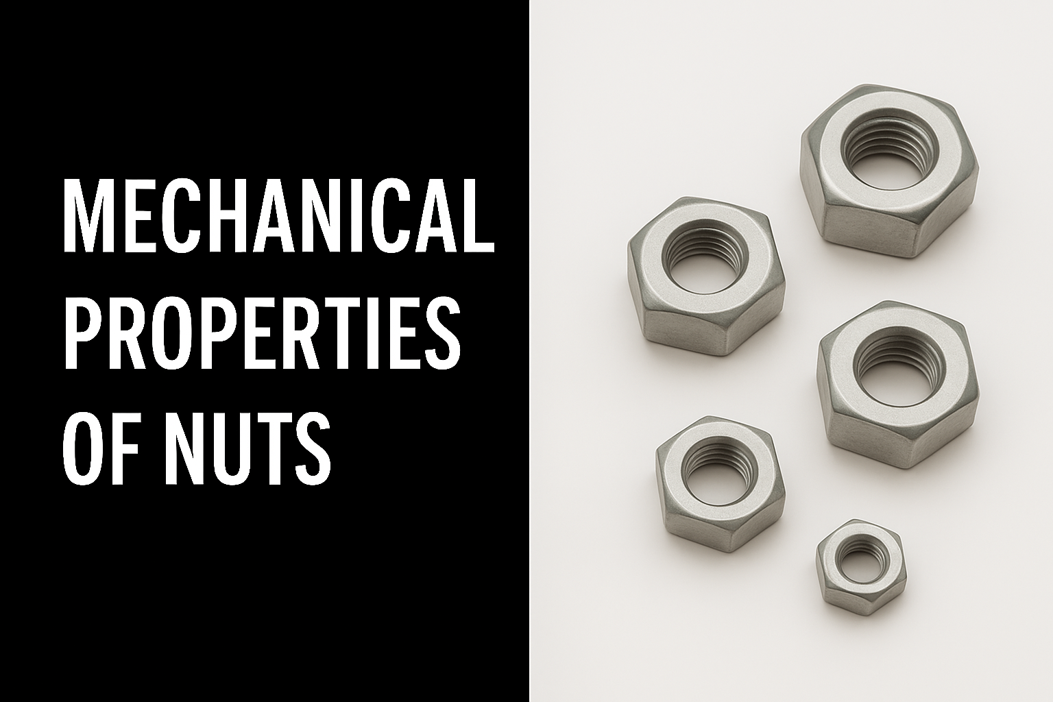 Mechanical properties of nuts