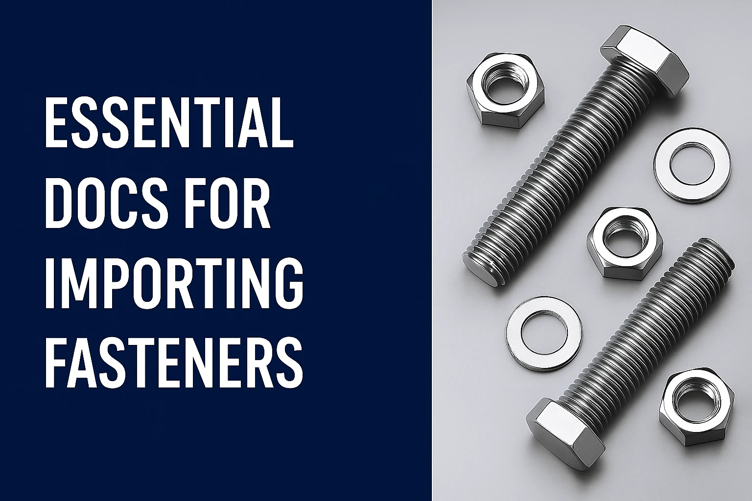 Essential Documents You Need When Importing Fasteners from India
