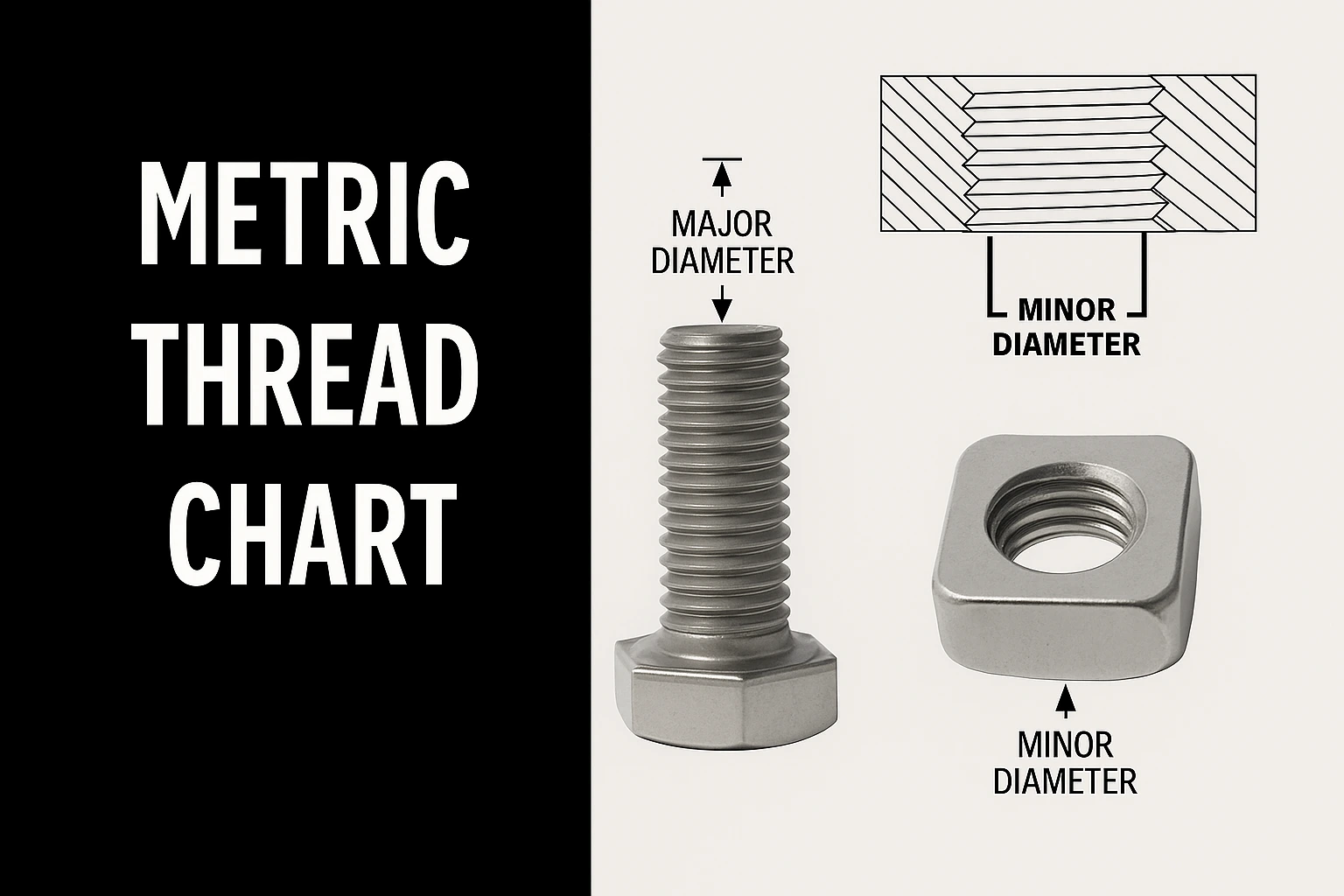 Metric Thread Chart