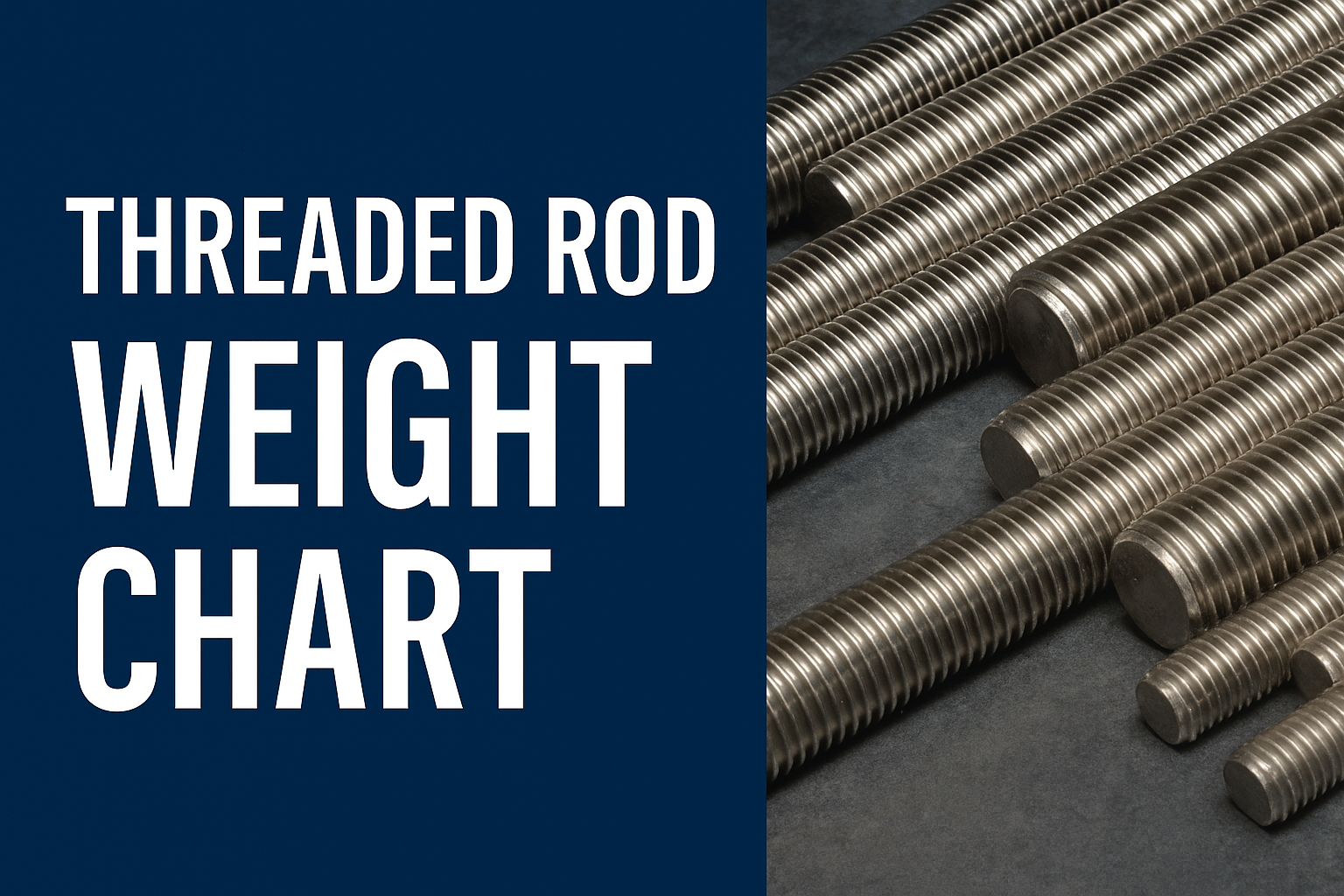 Threaded Rod Weight Chart