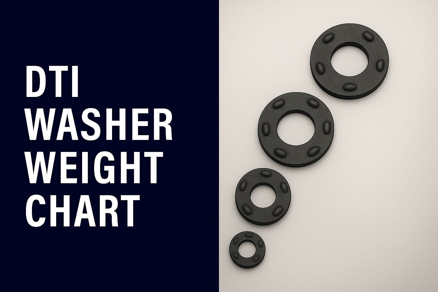 DTI Washer Weight Chart